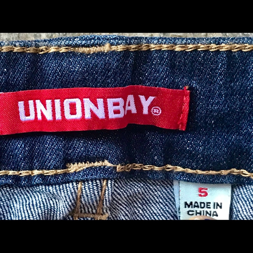 NEW UNION BAY MURPHY MID RISE VINTAGE JEANS 5 & 9 - Picture 5 of 8